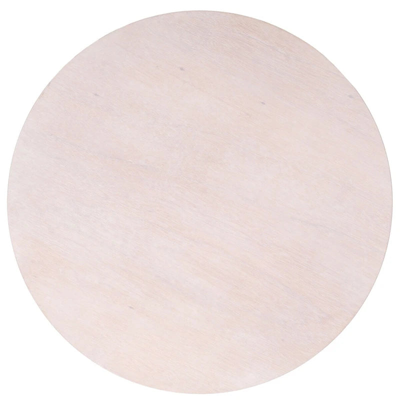 Table basse ronde à trois pieds - 40 cm de large x 40 cm de profondeur x 18 cm de haut