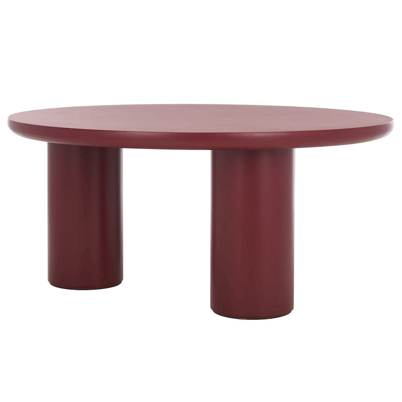 Table basse ronde à trois pieds - 40 cm de large x 40 cm de profondeur x 18 cm de haut