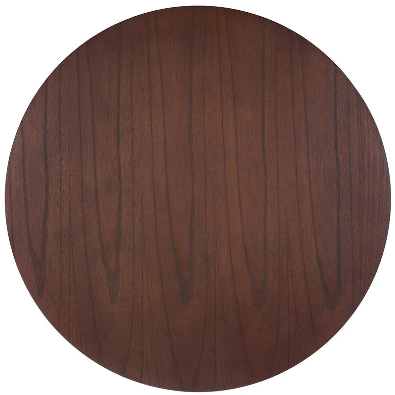 Table basse ronde à trois pieds - 40 cm de large x 40 cm de profondeur x 18 cm de haut